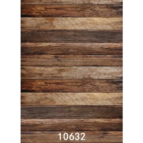 Background for Photo Studio Retro Brown Wooden Plank Computer Printed Photography Backdrops for Kids Baby Newborn Photo Shoots