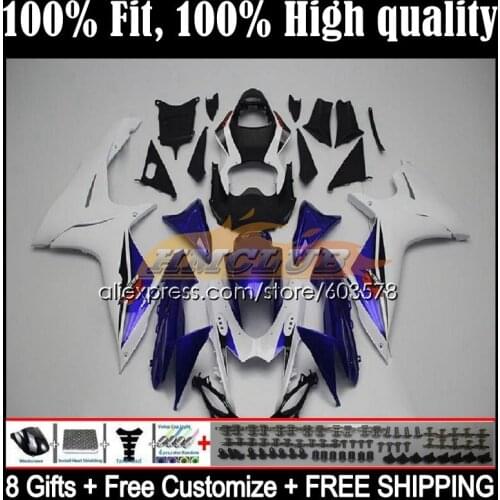 GSXR600 For SUZUKI GSXR 600 750 K11 11 12 13 14 15 16 17 7CL.31 GSXR750 2011 2012 2013 2014 2015 2016 2017 Fairings whote purple