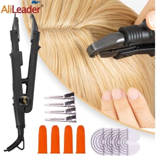 Alileader Fusion Iron Heat Connector For Hair Extension Professional Temperature Constant Iron Keratin Fusion Connector Tool