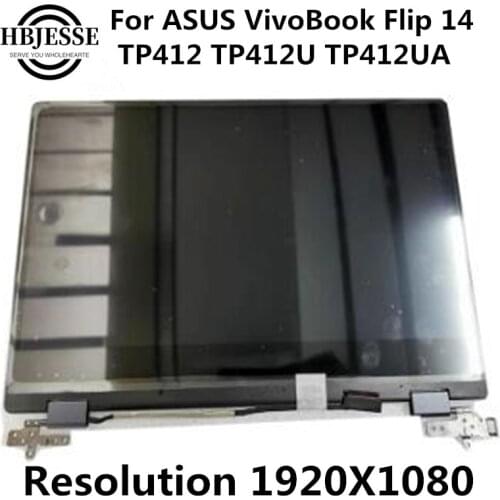 Original 14'' N140HCA For ASUS VivoBook Flip 14 TP412 TP412U TP412UA display touch screen lcd assembly Full parts