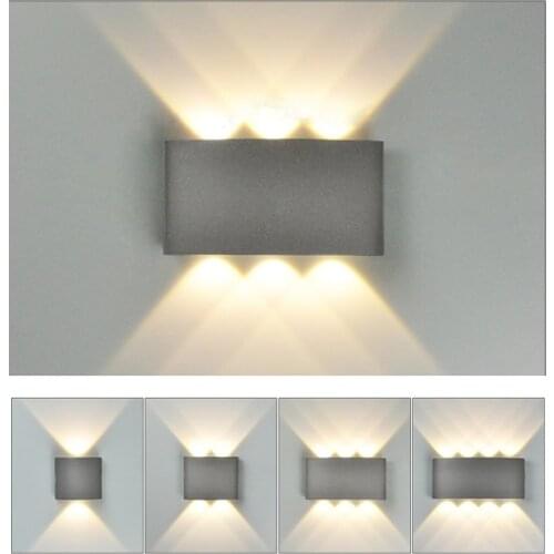 Up Down COB LED Indoor Lighting Waterproof Wall Lamp Modern Aluminum Home Light Sconce Lamp AC85-265V For Bedroom Corridor