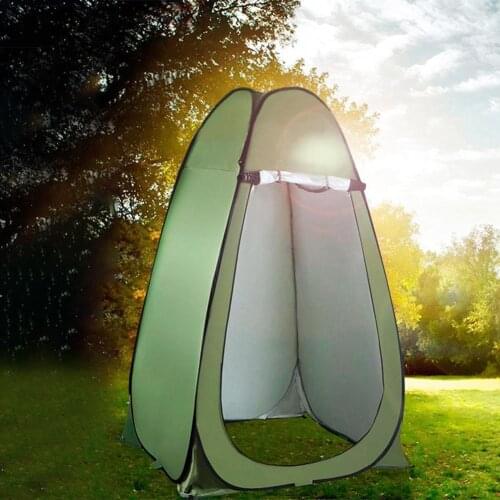 Outdoor Toilet Shower Bathroom Portable Pop Up Privacy Shower Tent Spacious Changing Room for Camping Fishing Hiking Beach