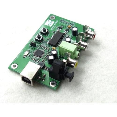 USB to I2S/IIS fiber coaxial output SPDIF portable hifi fever DAC amp OTG decoder board