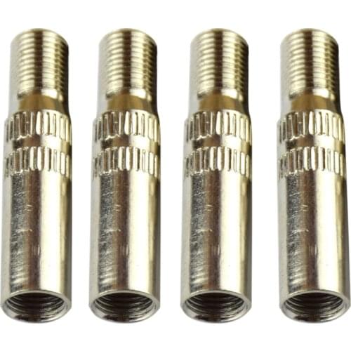 4 Sets Universal Car Bike Motorcycle Tyre Valve Extension 39mm Adaptor Brass durable and water repellent