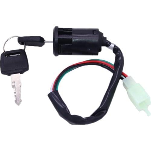 4 Wire Pin Key Ignition Switch for Go Kart ATV Quad Dirt Bike Scooter Motorcycle