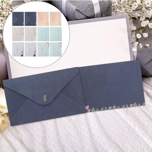 54pcs A5 Letter Writing Paper Stationery Lovely Letter Paper Envelope Set (mixed color)