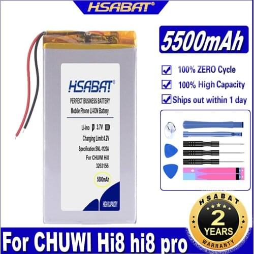 HSABAT 3263156 5500mAh Battery for 8 inch 9inch Tablet PC CHUWI Hi8 hi8 pro xv8 DVD DVR Batteries