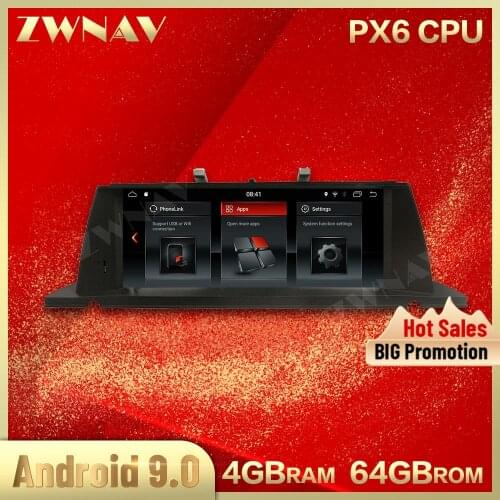 Touch screen PX6 Android 9.0 Car Multimedia Player For BMW 5er CIC F07 GT 2010-2012 car Gps navi BT Radio Audio stereo head unit