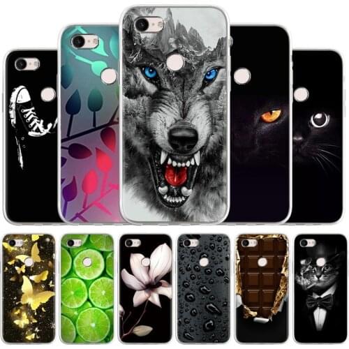 Phone Case For Google Pixel 3 XL 2 Lite 4A Soft Silicone TPU Cute Tiger Painted Back Cover For HTC U12 Plus U11 EYES Cases Coque