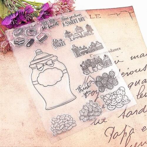 Hot selling bottle clear stamp / silicone seal flower stamp DIY scrapbook album / card production