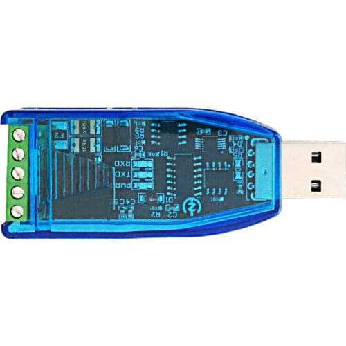 Isolated industrial-grade usb to rs485 communication module TVS protection short circuit protection automatic flow CH340E