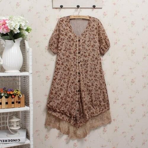 Linen cotton dress bohemian tunique patchwork jurk rockabilly robe longue crochet tunic indian gothic hippie boho vintage praia