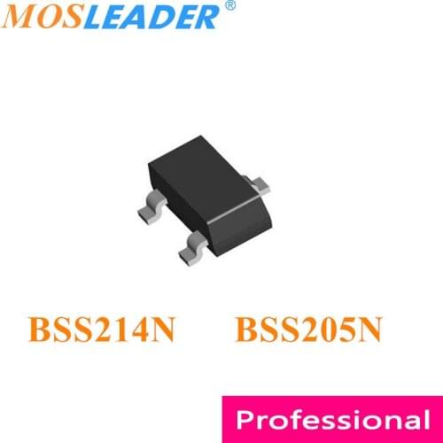 Mosleader BSS214N H6327 BSS205N SOT23 3000PCS BSS214 BSS214NH6327XTSA1 BSS205NH6327XTSA1 Chinese N-Channel 20V High quality