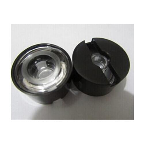 MSTP-20 Led Infrared Lens, Lens Diameter : 20mm, With Holder Size:22X13.91mm, 45 degree, Concave Clean surface, PMMA