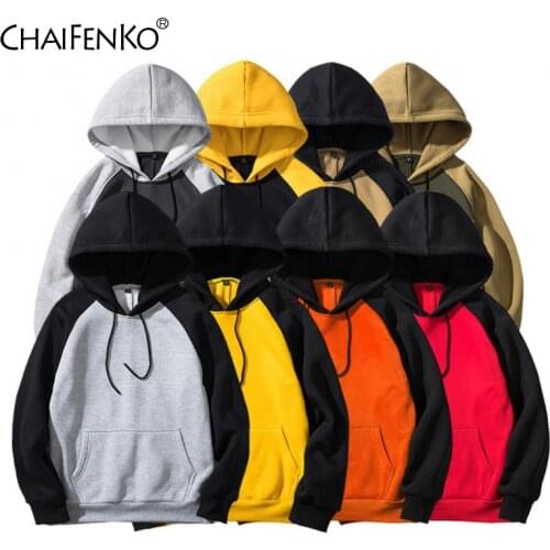 Men Fashion Patchwork Hoodies 2021 Spring Autumn New Hip Hop Streetwear Hoodies Sweatshirts Men/Women Brand Casual Hoodies Tops