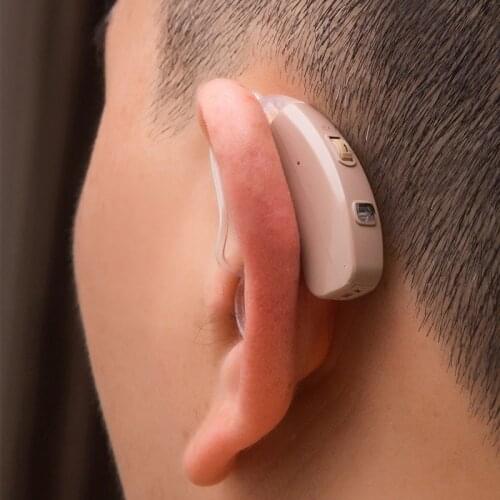 MY-201s Professional Hearing Aid Rechargeable Full Digital Hearing Aids 2 Channels Hearing Amplifier Hearing Device for Deafnes