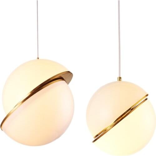 Nordic modern style plastic ball bubble iron herringbone branch pendant light living room restaurant bedroom lamp