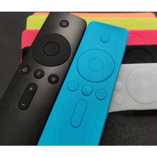 Rubber Cover For Xiaomi 4A/4C Voice Soft Silicone Protective Case for Mi Remote Remote Cases for Xiaomi Remote Control Mi TV Box