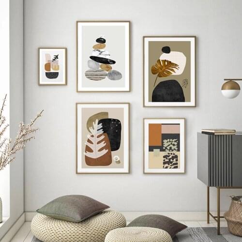 Scandinavia Abstract Geometric Canvas Painting Gallery Nordic Posters Print Wall Art Picture Living Room Interior Home Decor