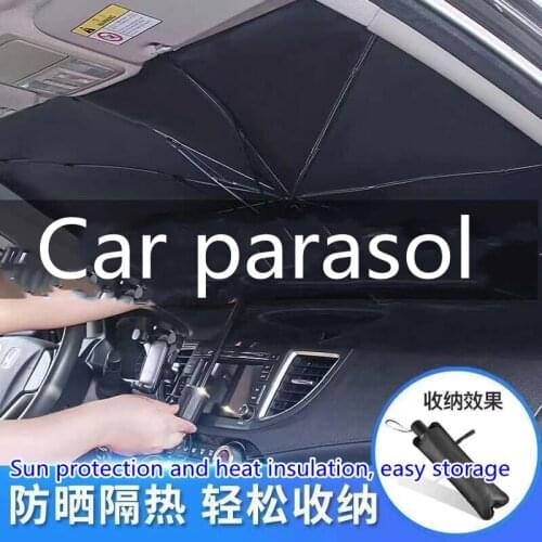 Foldable Car Windshield Sunshade Umbrella Auto Front Window Sun Shade Covers Heat Insulation UV Protection Parasol Accessories