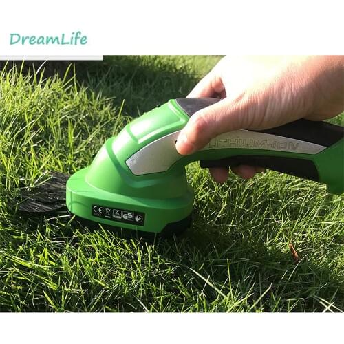 GT02-1 2 in 1 Rechargeable Hedge Trimmer Power Tools 7.2V Combo Lawn Mower Grass Cutter Cordless Garden Tools Handled Tools