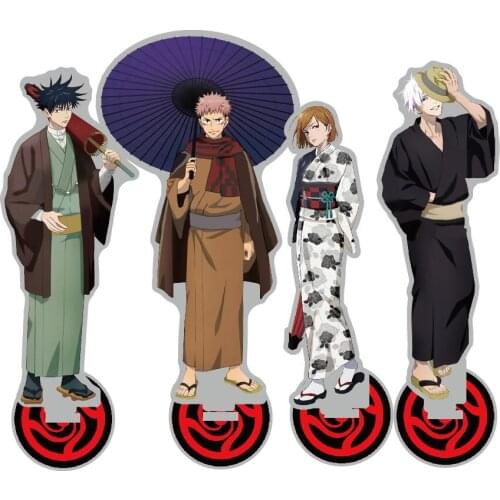 Yuji Itadori Fushiguro Kugisaki Nobara Gojo Satoru Toge Inumaki Anime Jujutsu Kaisen Acrylic Stand Figure Model Desktop Decor