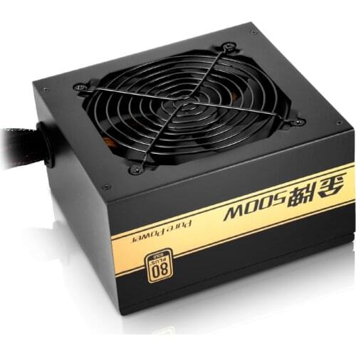 Gold Medal 500W Power Supply Rated 500W 80PLUS Gold Certification ATX PSU