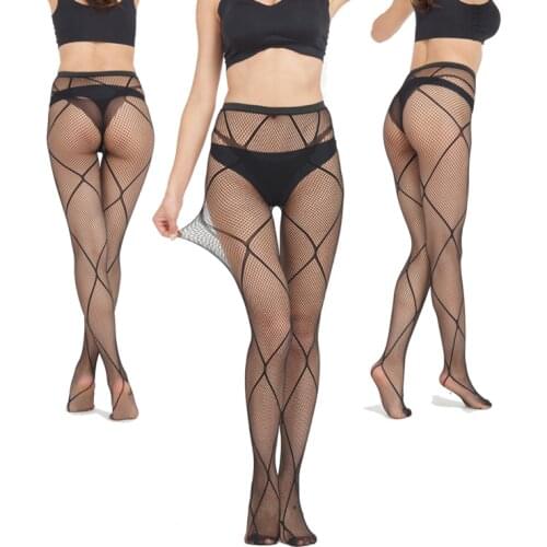 1Pc Fashion Sexy Womens Net Fishnet Body Stockings Pattern Pantyhose Tights for Girls Funny Printed Female Stockings High Thigh