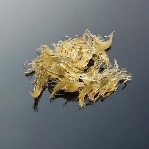 10pcs silicone bait 4cm sea fishing lure soft lure shad Bionic shone shrimp easy shiner wobblers artificial bait swimbait