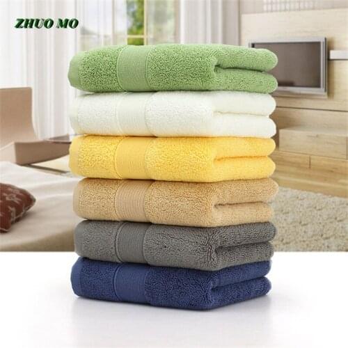 2pcs luxury Egyptian Cotton Bath Towel 35*75 cm 170g Home Super Absorbent 7 Colour Terry Towel Bathroom Gift For Adult