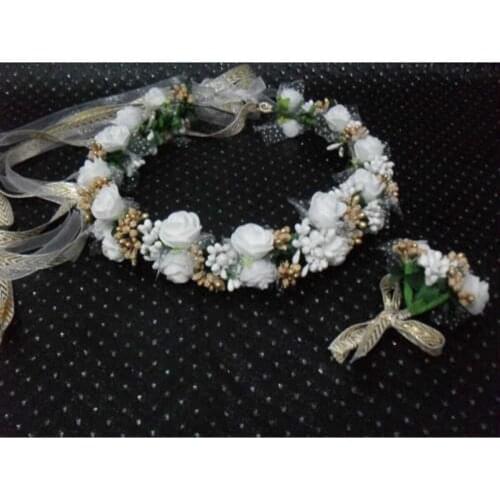 2021 wedding hair design hairpin crown bride flower bridal dress fashion accessory Bridal Headpiece woman Baroque Crystal party