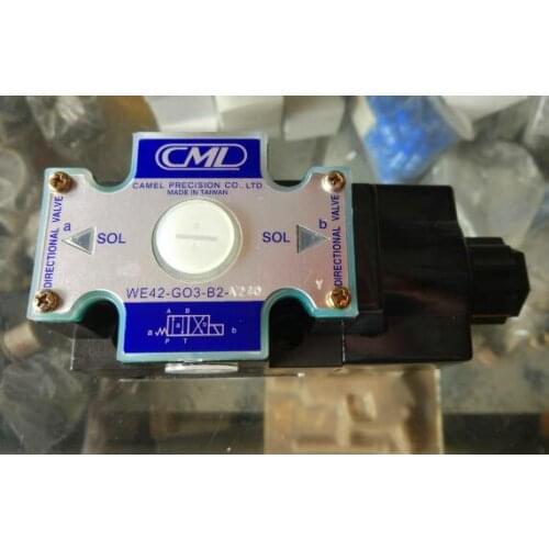 CML Solenoid valve WE42-GO3-B2-A240 WE42-GO3-B11B-A240 WE42-G03-B2-A110 WE42-G03-B11B-DC24V CAMEL PRECISION CO.,LTD TAIWAN NEW