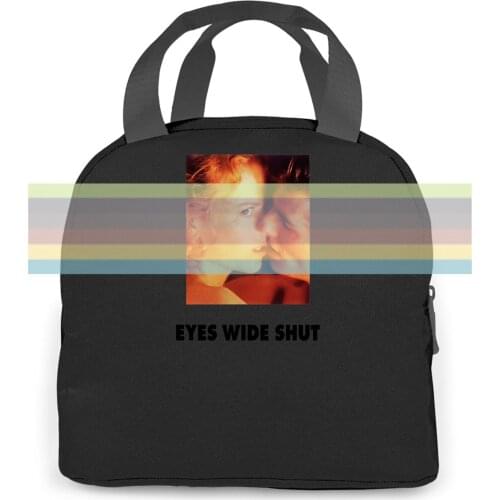 Eyes Wide Shut Stanley Kubrick, Tom Cruise, Nicole Kid Mens Brand women men Portable insulated lunch bag adult