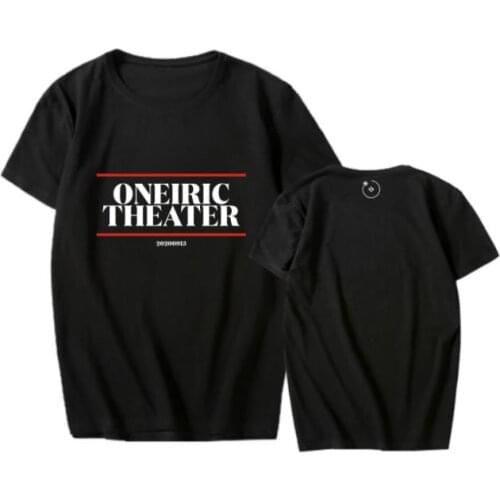 New K Pop Kpop IZ*ONE ONEIRIC THEATER Same Printing O Neck Short Sleeve T Shirt Kpop Unisex Izone T-shirt for Summer 9 Colors