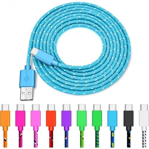 USB Type C Cable Fast Charging USb C Cables Type-c Data Cord Charger USB C For Samsung S9 Note 9 Huawei P20 Pro Xiaomi 1m/2m/3m