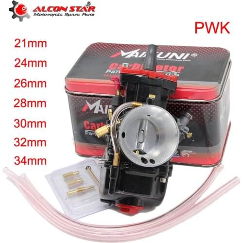 Alconstar For 4 Engine 21 24 26 28 30 32 34mm Mikuni PWK Carburetor Parts Scooters With Power Jet Motorcycle ATV Pit Bike
