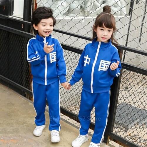 School Uniform Sets School Uniforms for Men&women Spring-autumn Casual Suit Cheerleading Uniform Childrens Class Clothes