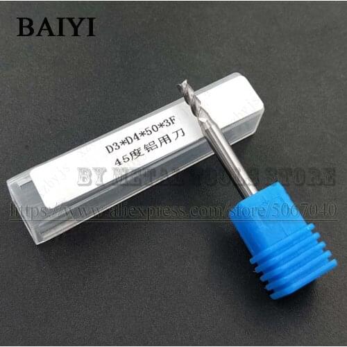 10P End Mills for Aluminum HRC45 D3mm Carbide Mill Cutter Alloy Tungsten Steel Tool Cnc Maching 3 flute Endmills Milling Cutter