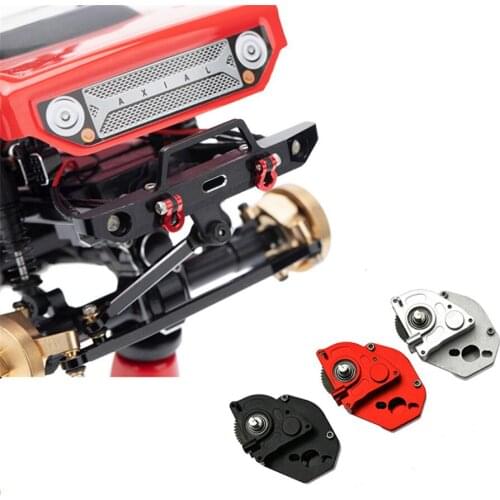 Transmission Gearbox Aluminum Alloy Spare Part for SPGCM 1/24 RC Model Car 4WD Axial SCX24 90081