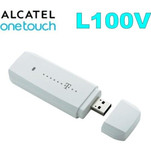 Lot of 10pcs Unlocked used Alcatel L100 100Mbps 4g modem industrial 4g dongle ethernet modem 4g sim card l100v fdd all band