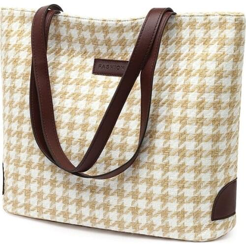 Fashion Single Shoulder Bags For Women Canvas Totes Bag 2021 Fashion Women Shopping Handbags Luxury Pattern Clutches Purse