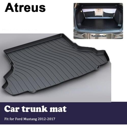 Atreus Car Trunk Cargo Floor Liner Tray Mat Cover Protection Blanket For Ford Mustang 2012 2013 2014 2015 2016 2017 Accessories