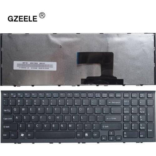 GZEELE New US Laptop Keyboard for Sony VPC-EH VPCEH 148970811 AEHK1U00010 V116646E PCG-71811L PCG-71811W English black