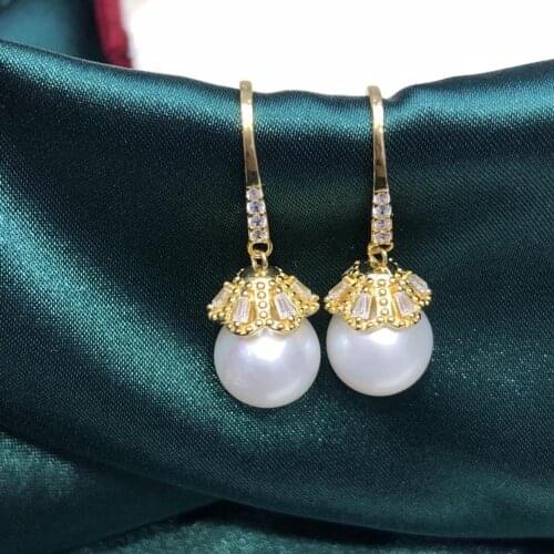 New Hot 925 Sterling Silver Earrings Findings Settings Base Mountings Parts Mounts for Coral Pearls Agate Crystal Stones Jade