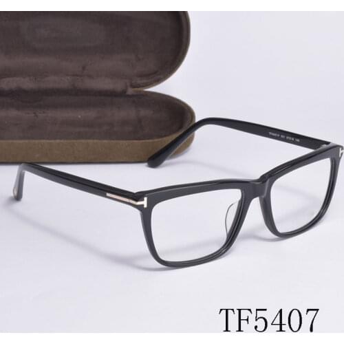 Tom For Optical Eyeglasses Frames Forde Fashion Square Acetate Women Men Reading Myopia Prescription TF5407 EyeGlasses With Case