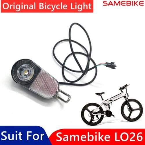 Original Bicycle Light For Samebike LO26 Head Light Assembly Part Smart Electric Bike Headlight Replacement Accessories