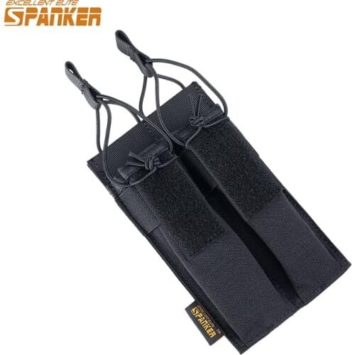 EXCELLENT ELITE SPANKER Outdoor Tactical Convertible KRISS MP7 Double Magazine Pouch Hunting Magazine Bag