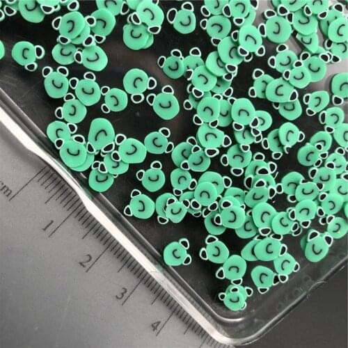 60g Frog Polymerclay,Soft Clay Sprinkles For Kids Diy/Craft Diy Making/Nail Art/Scrapbook Decoration/Craft Filler
