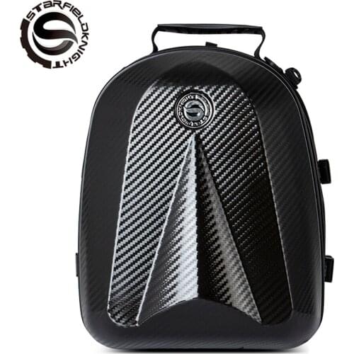 SFK Motorcycle Hard Shell Backseat Tank Bag Multifunctional Waterproof Tail Bag Rider Bag Helmet Bag Motorcycle Nackpack