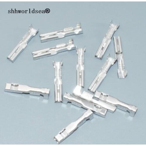 Shhworldsea 500PCS Car DJ621-G2*0.6A G77 car Crimping wire terminal auto electrical female Splice terminal connector plug